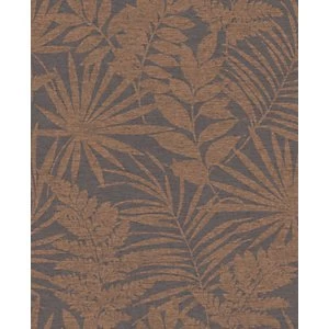 Superfresco Easy Fenne Dark Rust Brown Wallpaper 10m