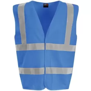 PRO RTX High Visibility Childrens/Kids Waistcoat (L) (Royal Blue) - Royal Blue