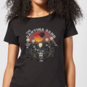 Star Wars Cantina Band Womens T-Shirt - Black - 3XL - Black