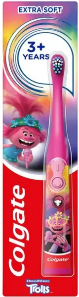 Colgate Kids Trolls Extra Soft Battery Toothbrush