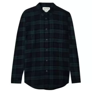 Jack Wills Guilden Check Boyfriend Shirt - Blue