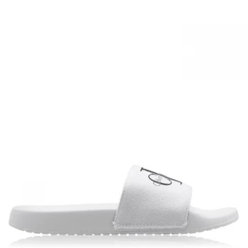 Calvin Klein Jeans Sliders - White