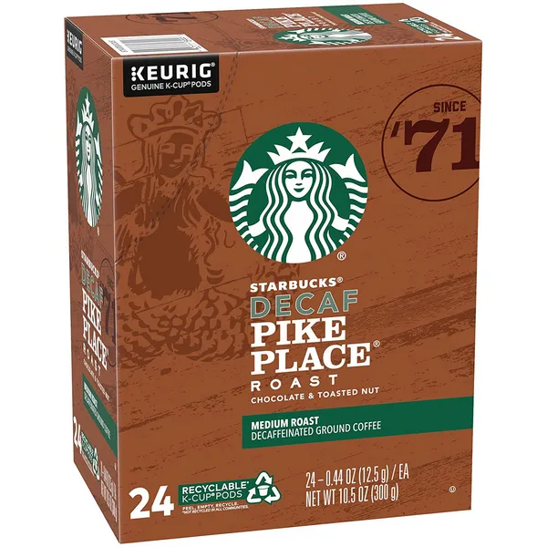 Starbucks Pike Place Roast Coffee Pods 24 Packs