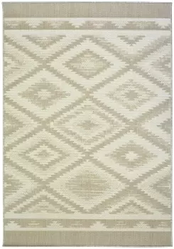 Relay HydroFlex Diamond Natural Outdoor Rug - 200X290cm