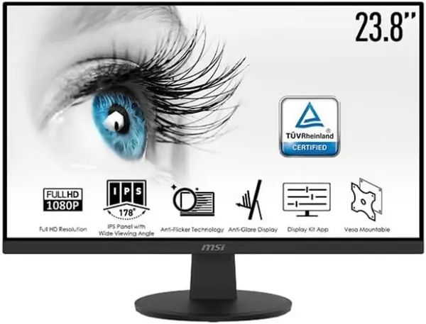 MSI Pro 23.8" MP242V Full HD LED Monitor