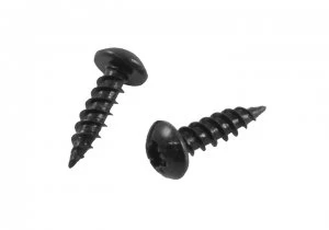 Blackjax Woodscrews Japanned Round Head Boxed