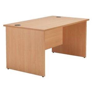 Jemini Beech 1200mm Panel End Rectangular Desk KF838084