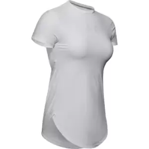 Under Armour Breathe Luxe T Shirt Womens - Grey