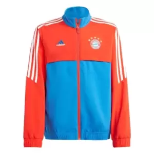 adidas FC Bayern Condivo 22 Presentation Track Top Kids - Red / Bright Royal