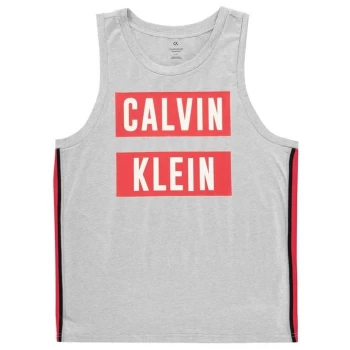 Calvin Klein Performance Large Logo Tank Top - Grey