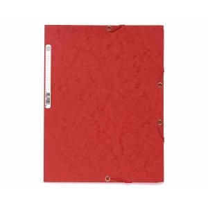 Exacompta Nature Future 3-Flap Elasticated Folder A4 250 Sheets 240 x 320 mm Pressboard Red