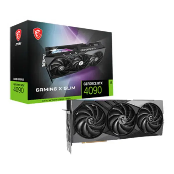 MSI NVIDIA GeForce RTX 4090 Gaming X Slim 24GB GDDR6X Graphics Card