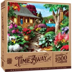 Masterpieces Puzzle Time Away Dragonfly Garden Puzzle 1000 Piece Jigsaw Puzzle