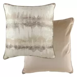 Inca Jacquard Cushion Mocha, Mocha / 56 x 56cm / Polyester Filled