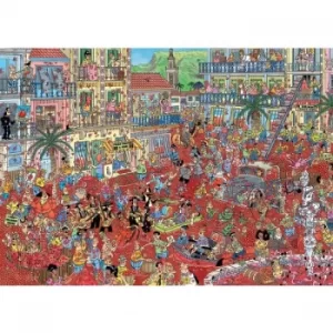 The Tomato Battle Jigsaw Puzzle 1000 Pieces