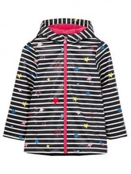 Joules Girls Raindance Coat - Navy, Size 9-10 Years, Women