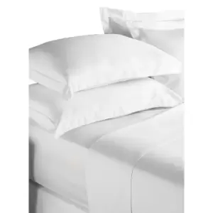 Paoletti Cotton Fitted Sheet (Single) (White)