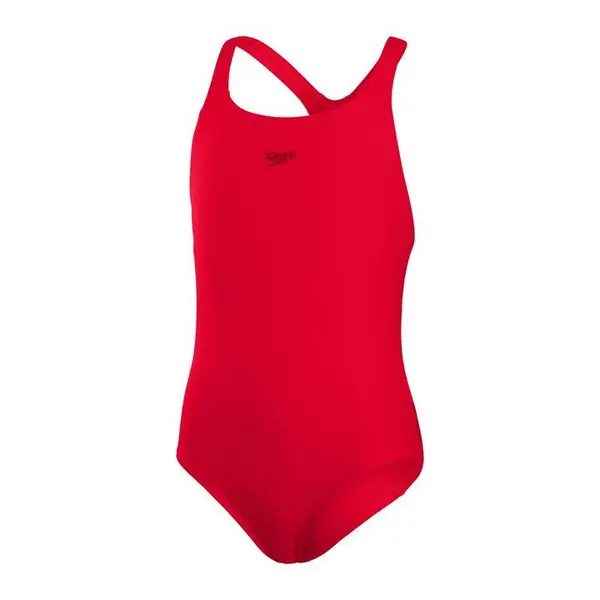 Speedo Girls Endurance Plus Medalist Swimsuit - Red 13 - 14 Years