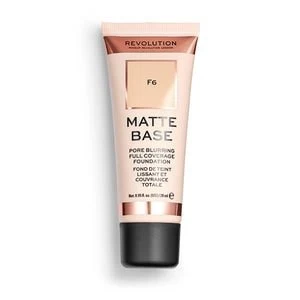 Revolution Matte Base Foundation F6