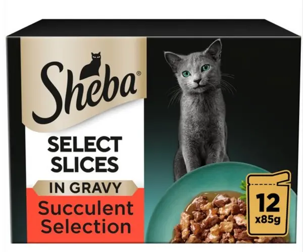 Sheba Select Slices Succulent Cat Food 12 x 85g