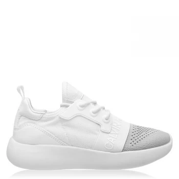 Calvin Klein Jeans Trainers - Silver/White