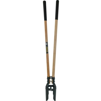 Post Hole Digger Hinged Action Wood 250X150MM - Sitesafe