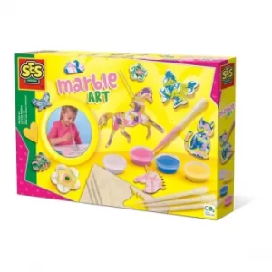 Ses Creative Childrens Marble Art Set- Unisex