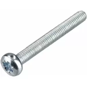 R-tech - 337039 Pozi Pan Head Machine Screws bzp M3 25mm - Pack Of 100