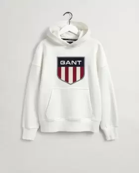 GANT Teens Teens Retro Shield Hoodie (176) Beige