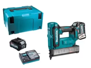 Makita FN001GD202 40V 2x 2Ah 18Ga XGT BL Brad Nailer Kit