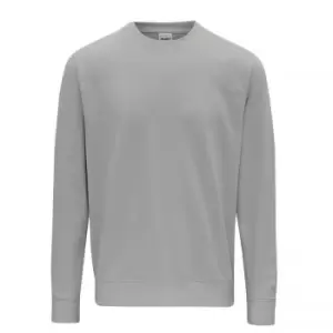 AWDis Just Hoods AWDis Unisex Crew Neck Plain Sweatshirt (280 GSM) (L) (Moondust Grey)