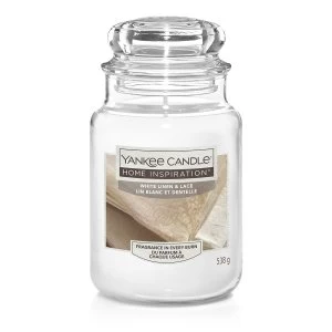 Yankee Candle Home Inspiration Linen & Lace Jar Candle