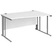 Dams International Wave Desk MCM14WRSWH 1,400 x 725 x 800 - 990 mm