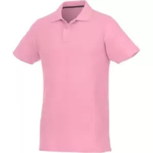 Elevate Mens Helios Short Sleeve Polo Shirt (XXL) (Light Pink)