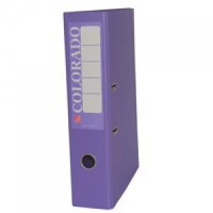 Rexel Colorado Lever Arch File 80mm Foolscap Purple PK10