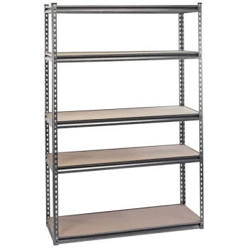 Draper Expert 21663 H/D Steel Shelving Unit - Five Shelves (L1220x...