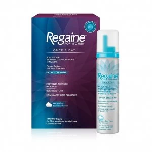 Regaine For Her Once A Day Foam 2 x 73ml - 4 Months Supply