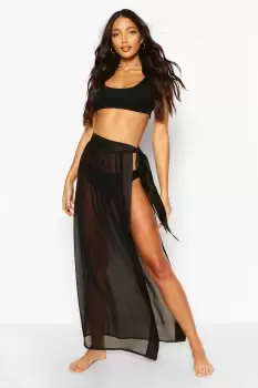 Essentials Satin Tie Beach Sarong