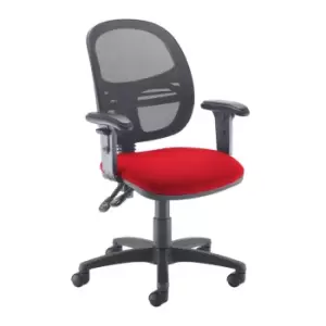 Dams MTO Jota Mesh Medium Back Operators Chair with Adjustable Arms - Bridgetown