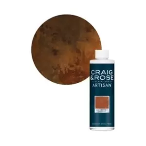 Craig & Rose Artisan Rust Textured Effect Matt Topcoat Activator Solution, 250Ml