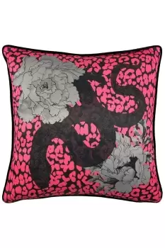 Serpentine Animal Print Cushion