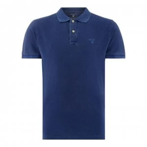 Gant Gant Sun Bleached Polo Shirt Mens - Light Blue 991