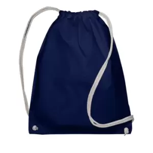 Jassz Bags Drawstring Backpack (One Size) (Dark Blue)