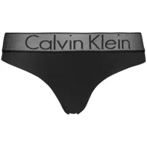 Calvin Klein Customized Stretch Thong - Black