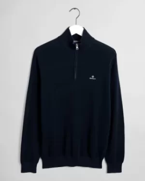 GANT Cotton Pique Half-zip Sweater