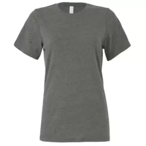 Bella + Canvas Womens/Ladies Heather Jersey Relaxed Fit T-Shirt (M) (Deep Heather)