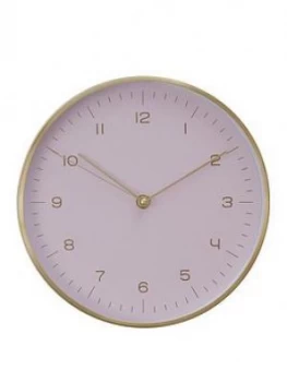 Premier Housewares Elko Gold/Pink Wall Clock