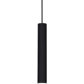 Ideal Lux Lighting - Ideal Lux Tube - LED 1 Light Slim Ceiling Pendant Black