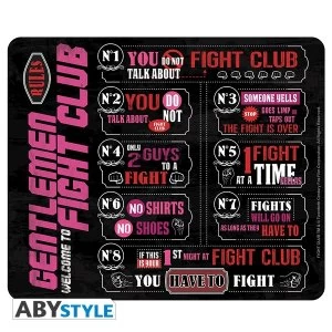 Fight Club - Fight Club Rules Mousepad