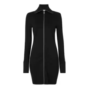 Calvin Klein Jeans Zip Through Milano Dress - Black